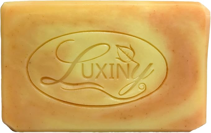 Luxiny Natural Soap Bar, Orange Patchouli Handmade Body Soap and Bath Soap Bar is Palm Oil Free, Moisturizing Vegan Castile Soap with Essential Oil for All Skin Types Including Sensitive Skin (Single) - Image 3